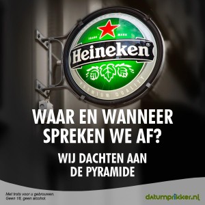 DePyramide waar spreken we af